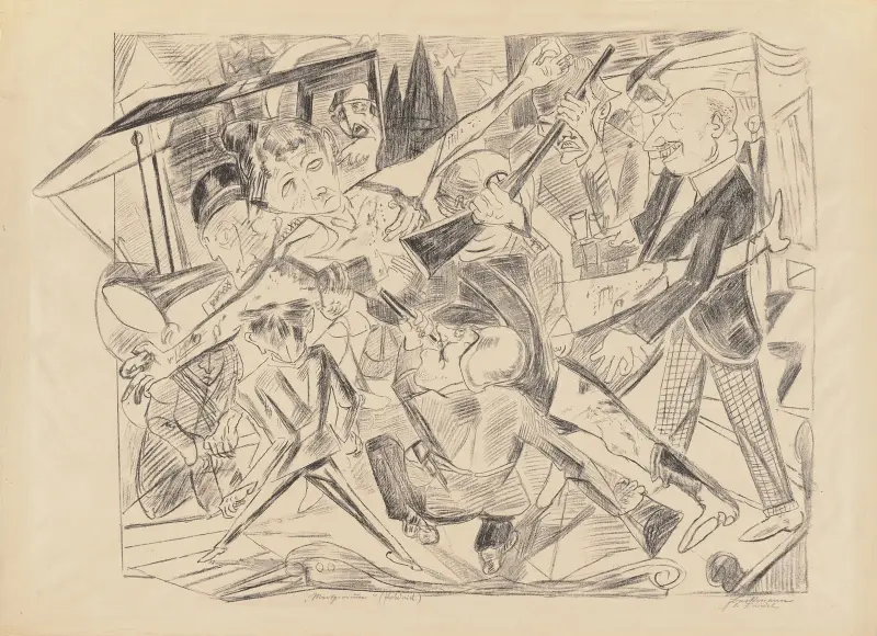 The Martyrdom av Max Beckmann