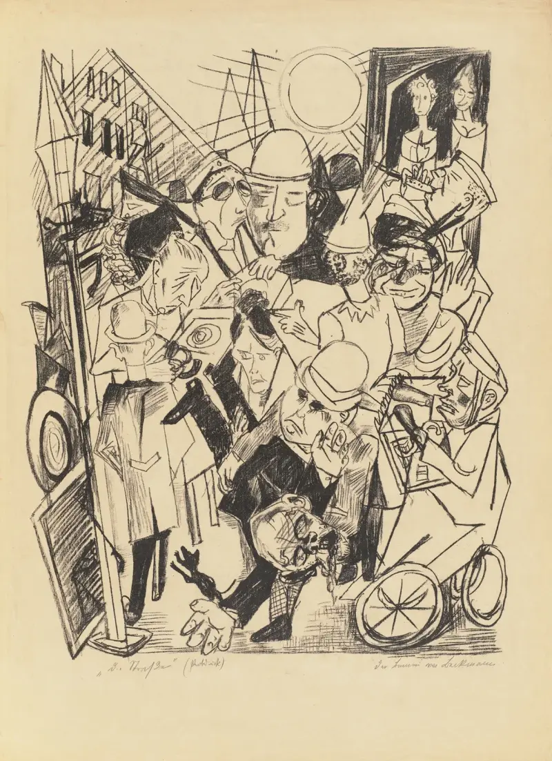 Ulice, Max Beckmann