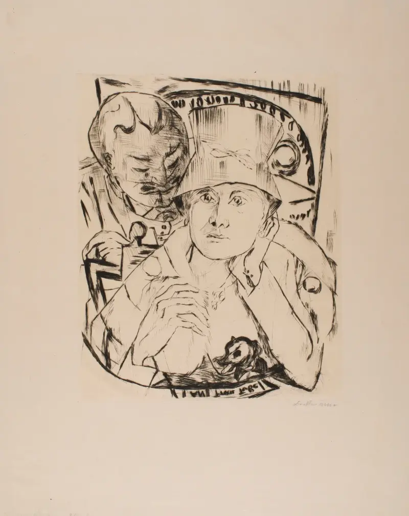 Theater Box av Max Beckmann