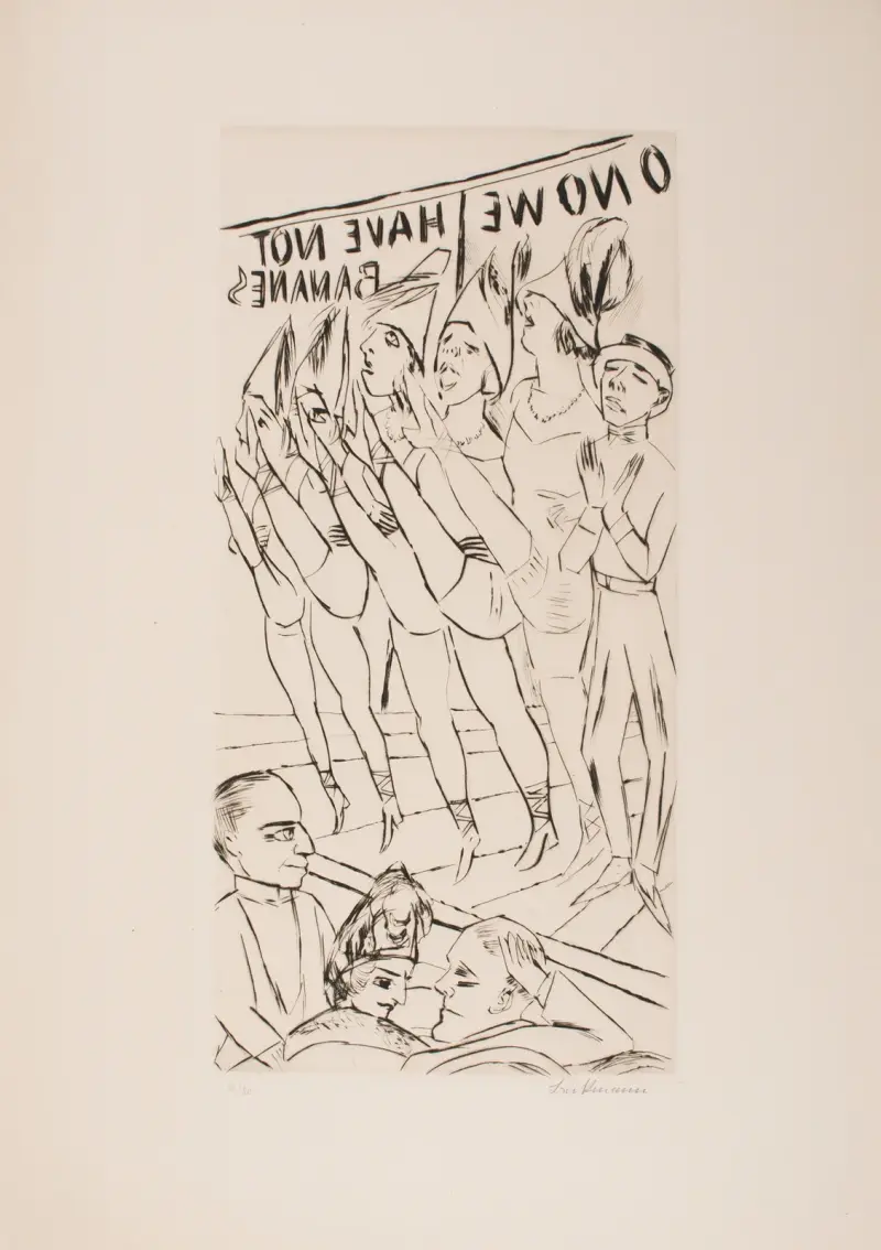 Varieté av Max Beckmann