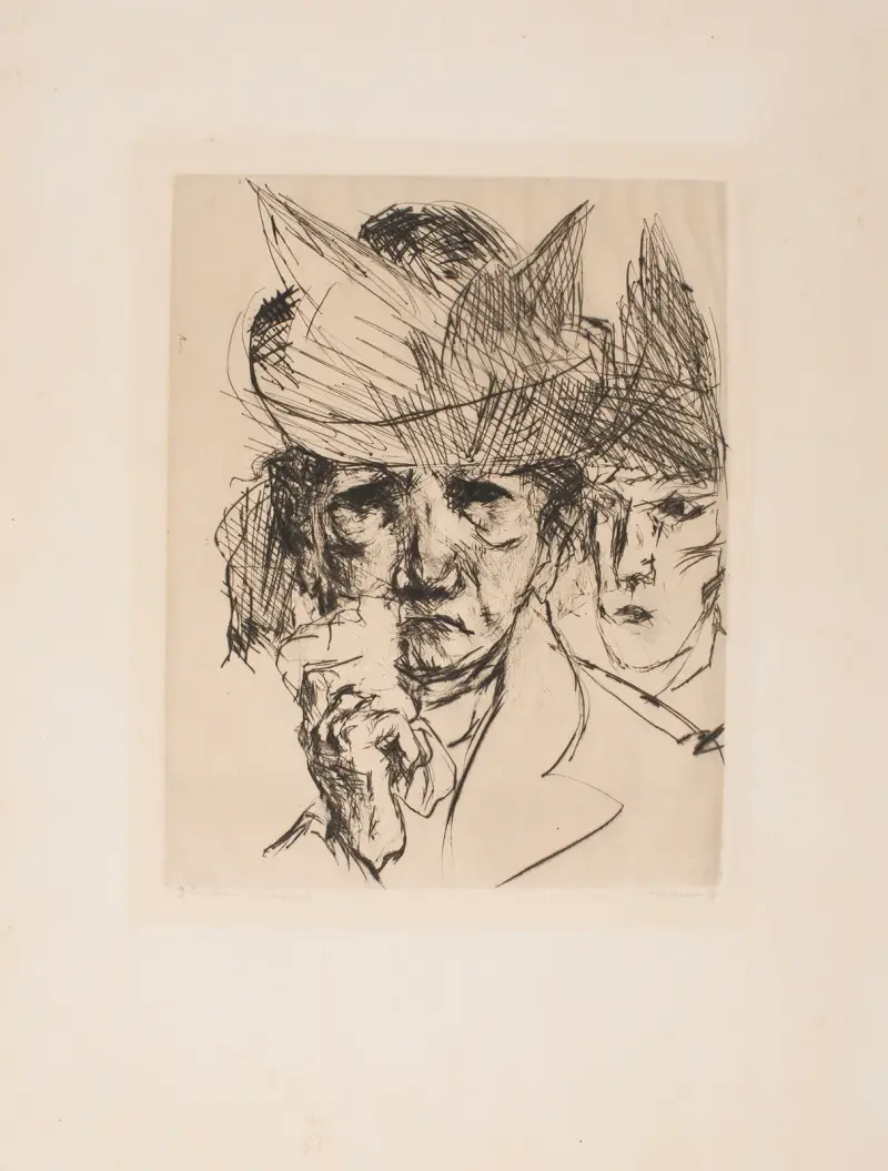 Pláčící žena, Max Beckmann