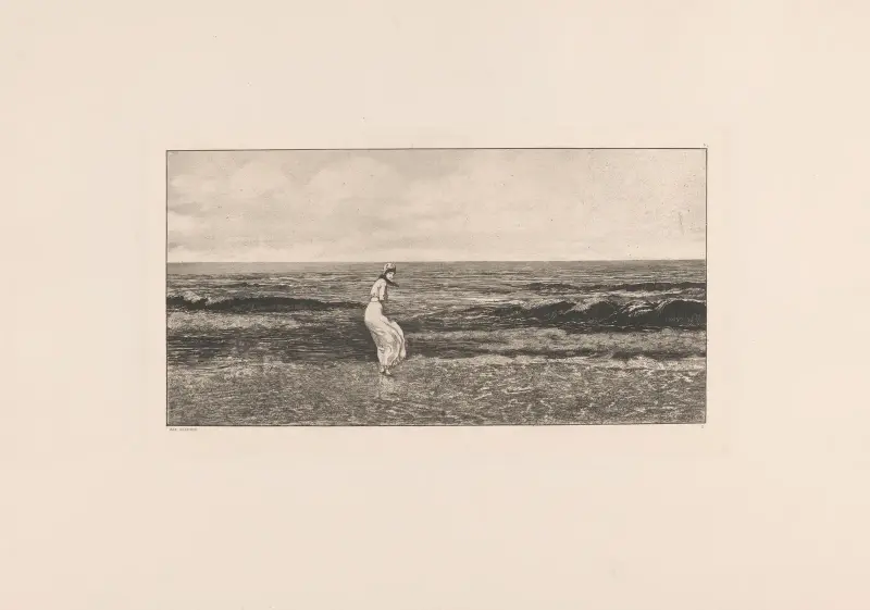 Am Meer av Max Klinger