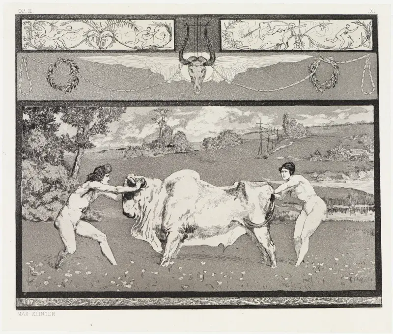 Apollo und Daphne II von Max Klinger