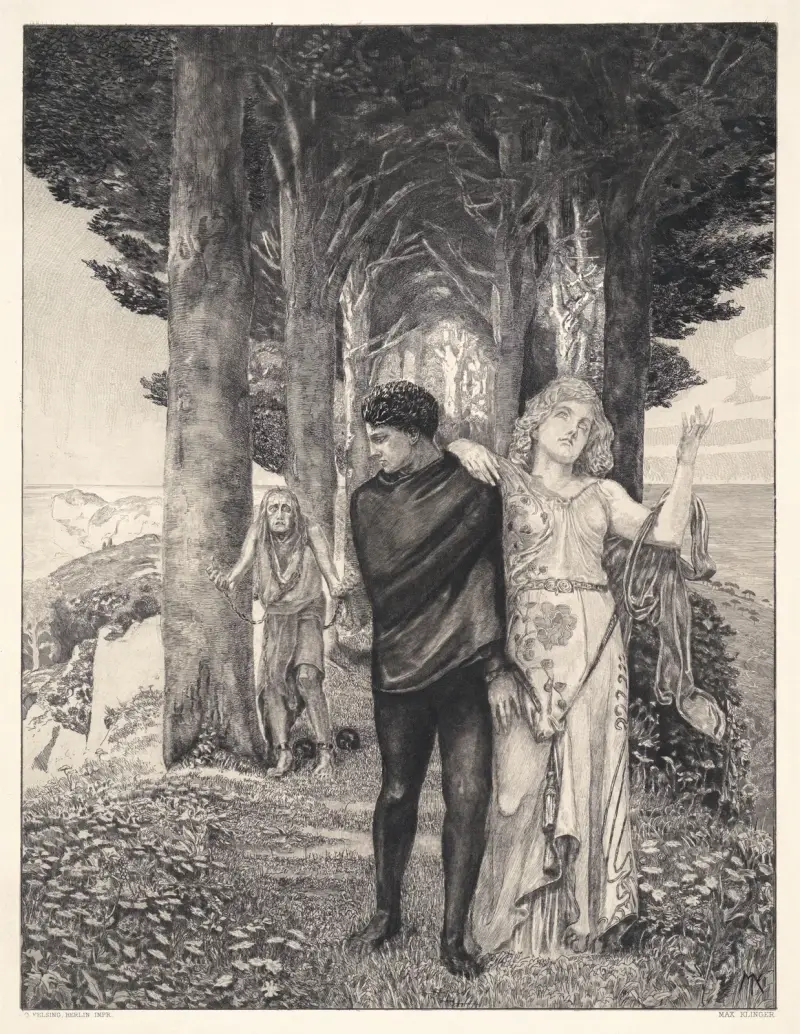 Genius (Artist) (Genie (Künstler)) av Max Klinger