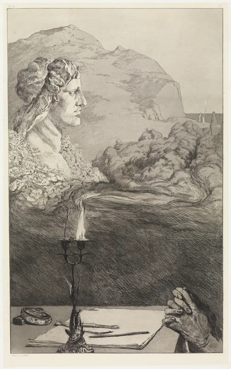 Strona tytułowa (Malarskie poświęcenie; Wezwanie), Max Klinger