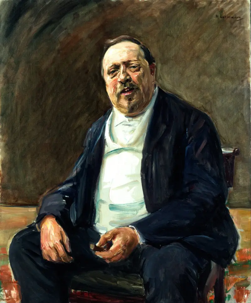 Porträtt av Alfred von Berger av Max Liebermann