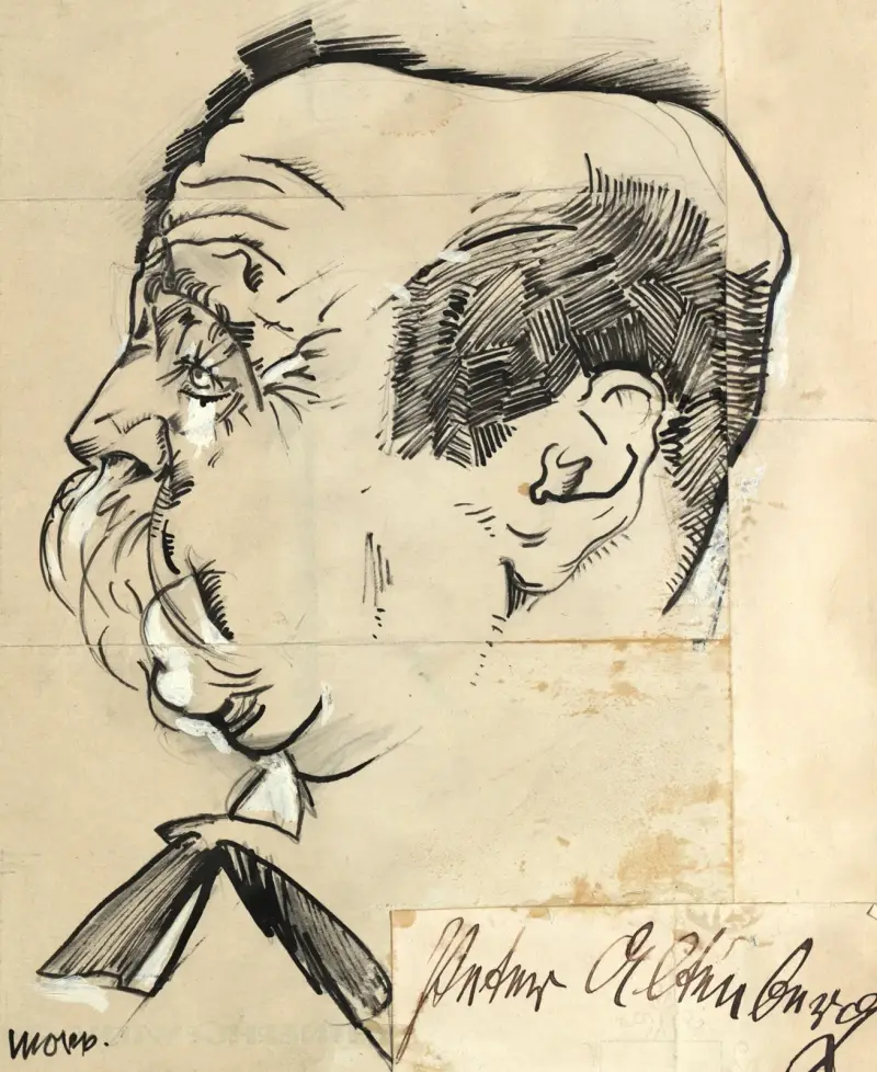 Portrét Petera Altenberga, Max Oppenheimer