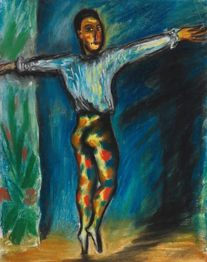 Artystka variété, Hermann Max Pechstein