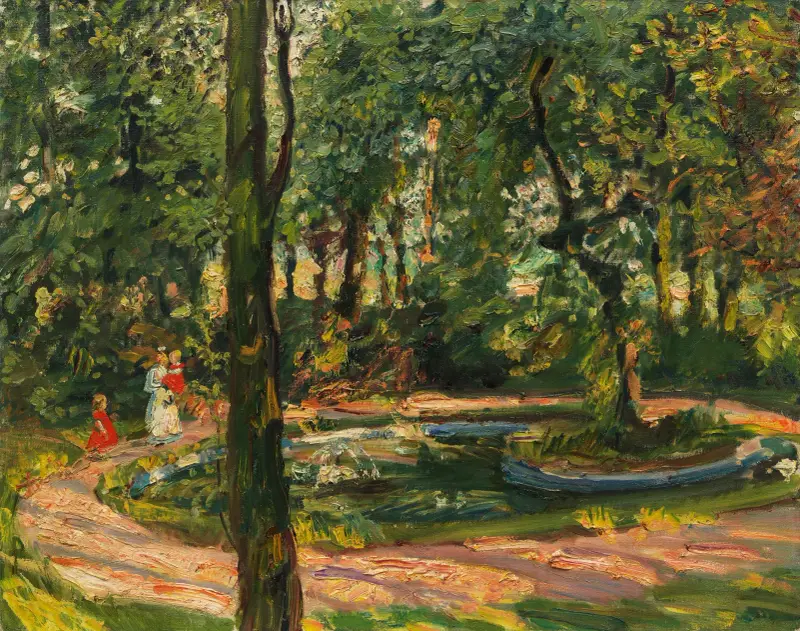 Děti u rybníka (Zahrada v Godramsteinu), Max Slevogt