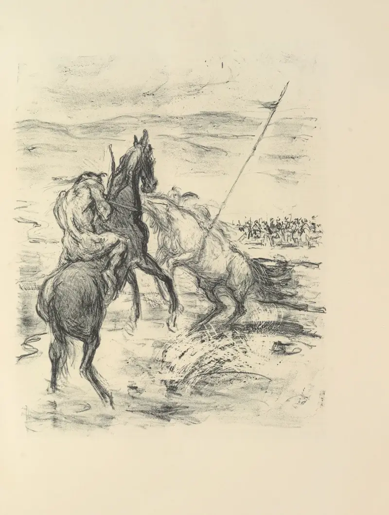 Lederstumpf-Erzählungen Pl.49 av Max Slevogt