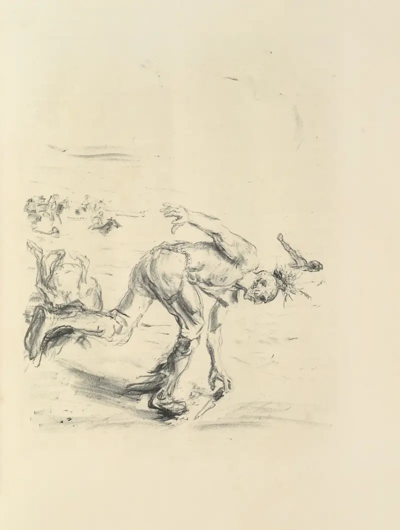 Lederstumpf-Erzählungen Pl.50 av Max Slevogt