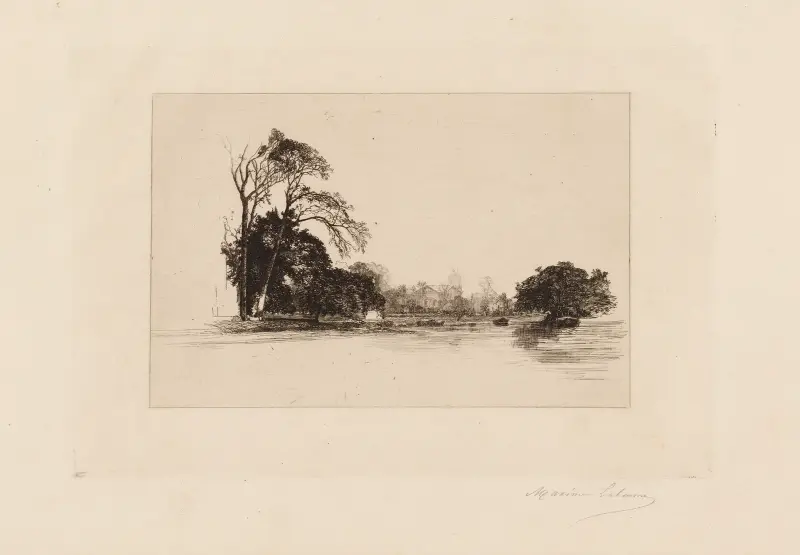 Bank of the Thames av Maxime Lalanne