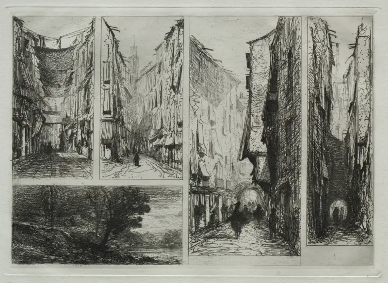Bordeaux, 1853 av Maxime Lalanne