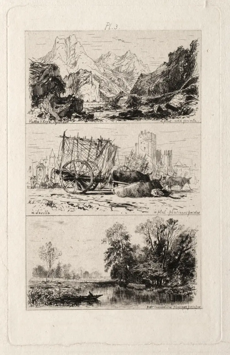 From Treatise on Etching, 1866 – nr 2 av Maxime Lalanne