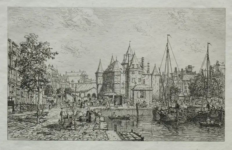 Vågporten i Amsterdam av Maxime Lalanne
