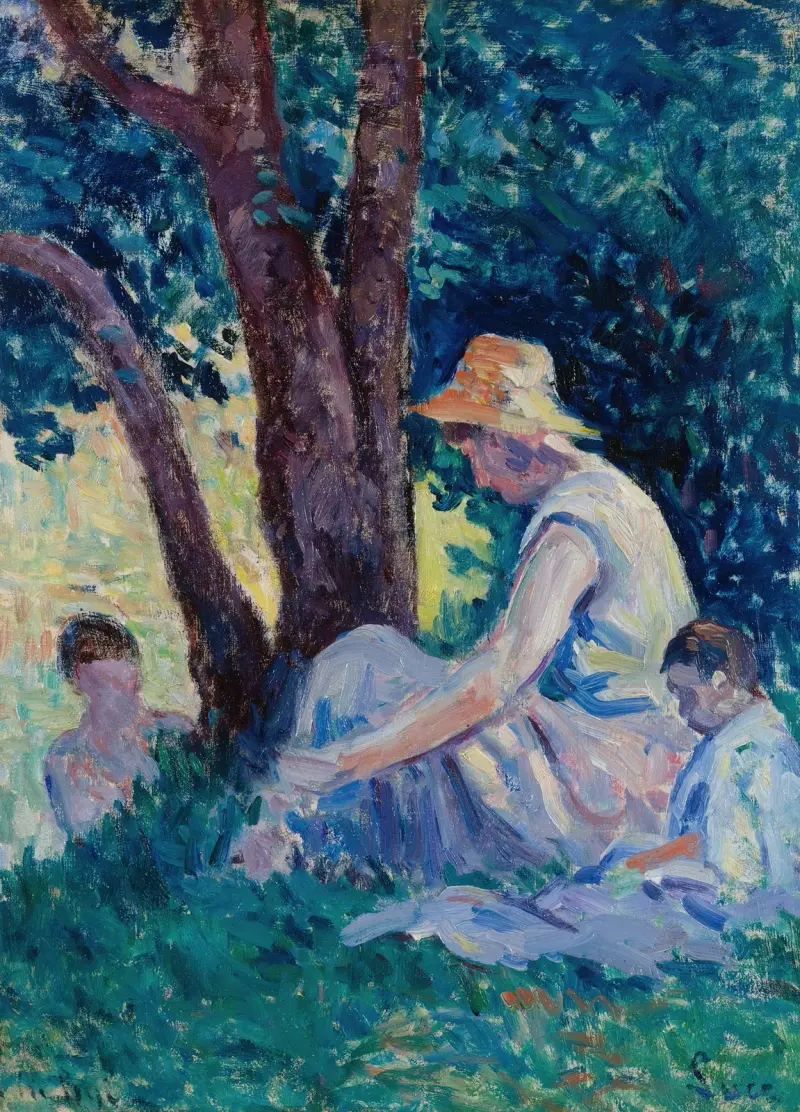 Bessy, en eftermiddag på landet av Maximilien Luce