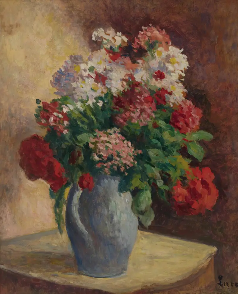 Vase De Giroflées av Maximilien Luce