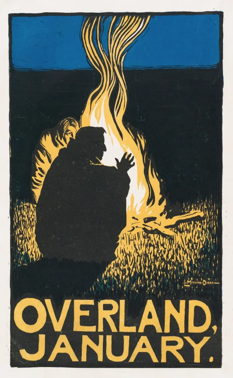 Overland; January, Maynard Dixon