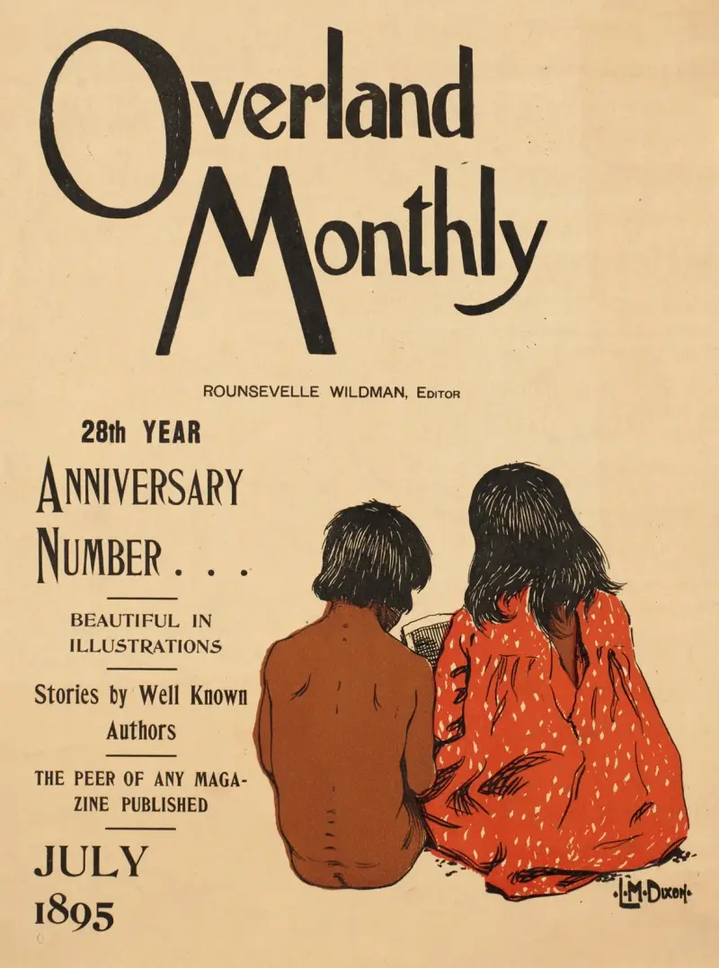 Overland Monthly, 28:e årgångens jubileumsnummer… juli 1895 av Maynard Dixon