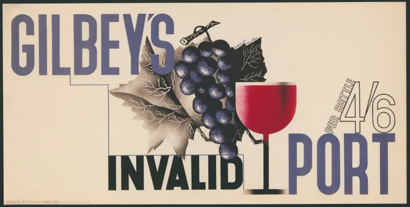 Gilbey's invalid port, 1933 – Nr. 2, Edward McKnight Kauffer