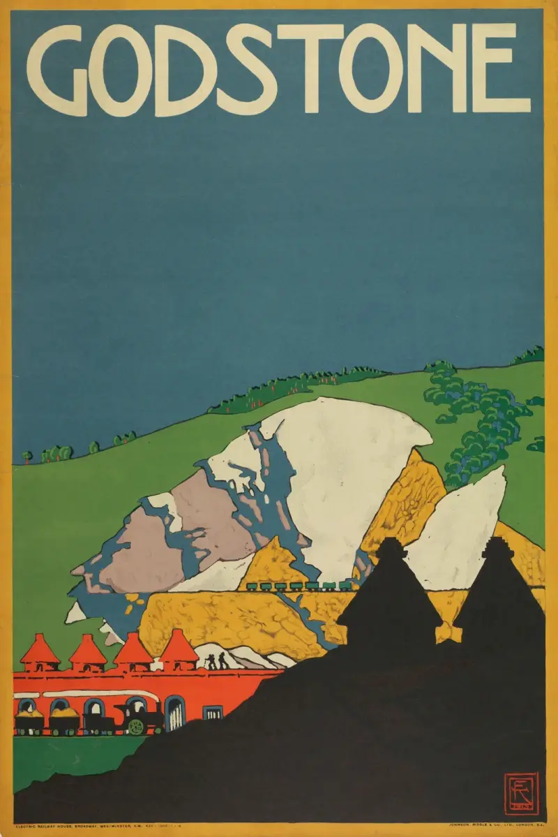 Godstone, London Underground av Edward McKnight Kauffer