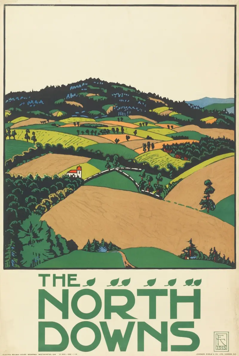 North Downs, londýnské metro, Edward McKnight Kauffer