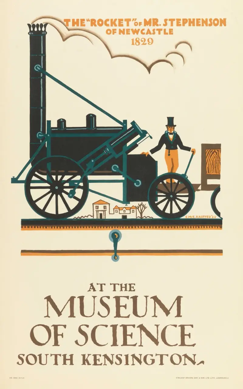 The ‘Rocket’-Museum of Science von Edward McKnight Kauffer
