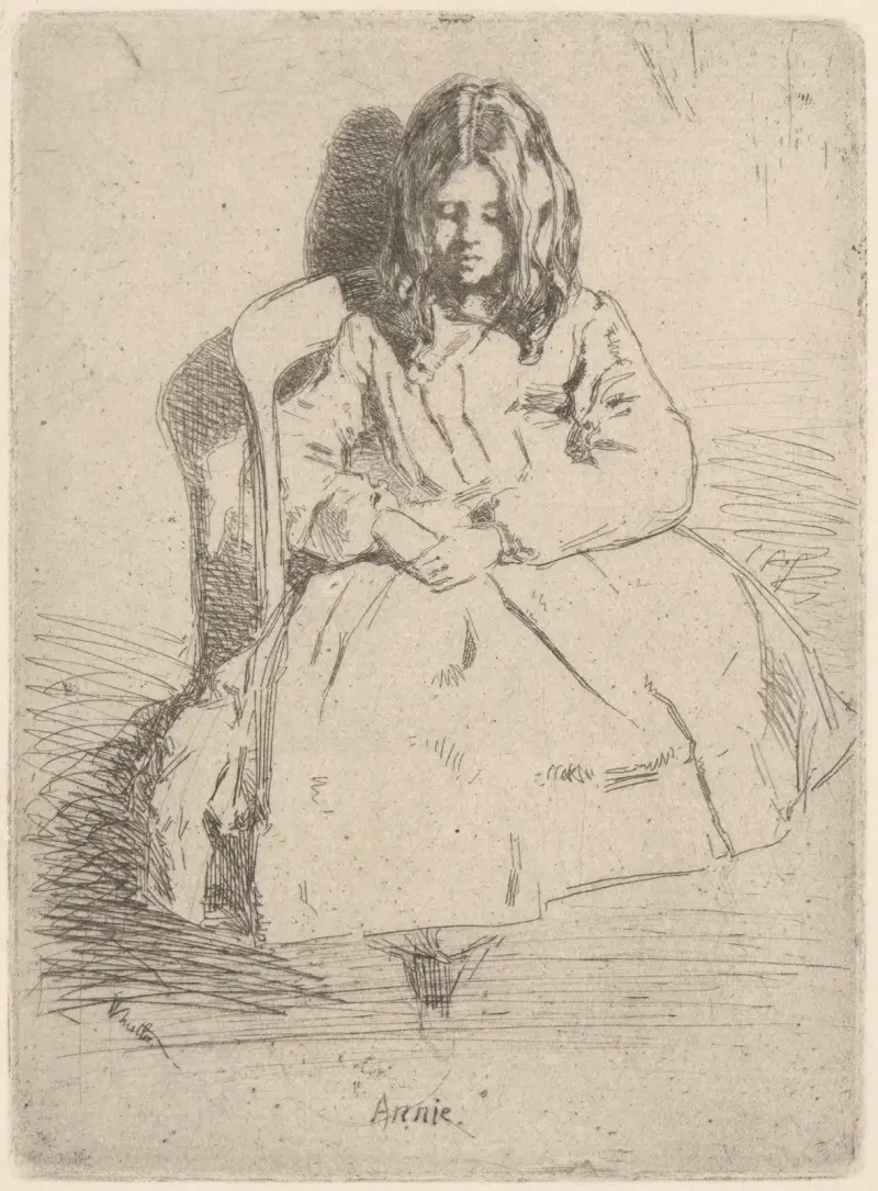 Annie siedząca, James Abbott McNeill Whistler