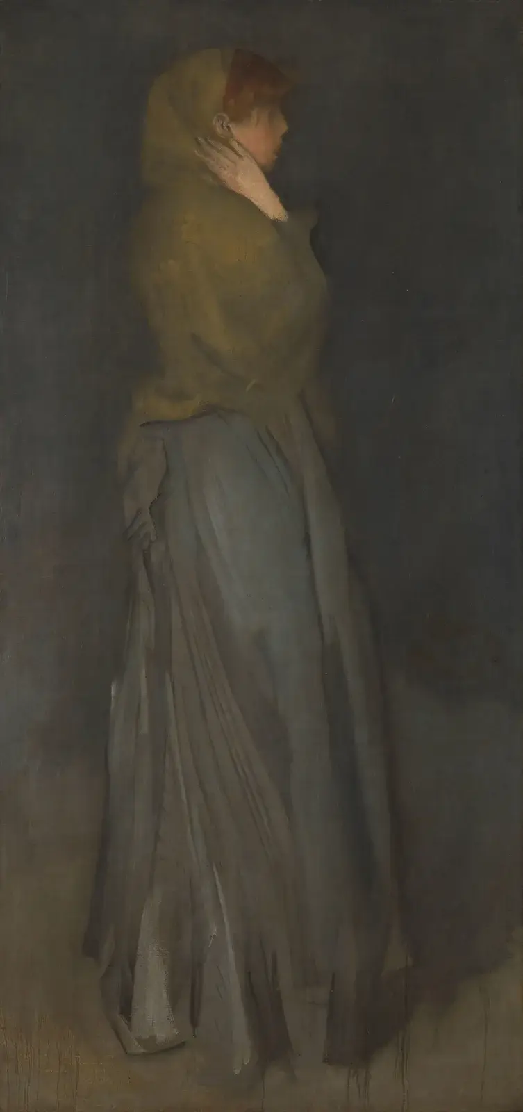Arrangemang i gult och grått; Effie Deans av James Abbott McNeill Whistler