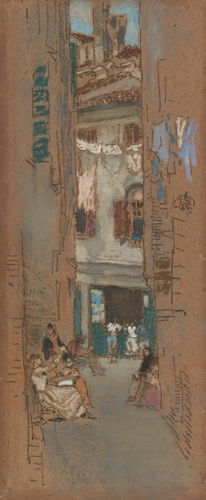 Bead Stringers, 1880 av James Abbott McNeill Whistler