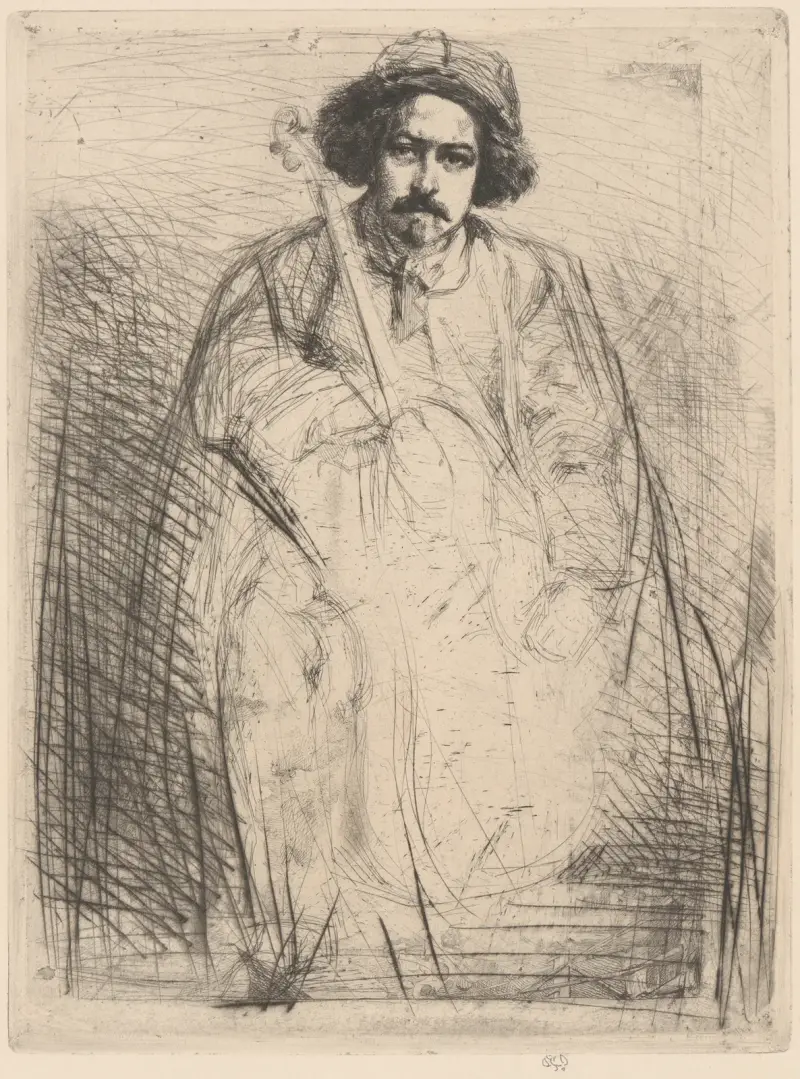Becquet, 1860 av James Abbott McNeill Whistler