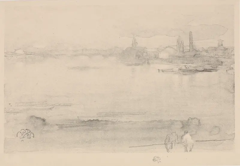 Early Morning av James Abbott McNeill Whistler