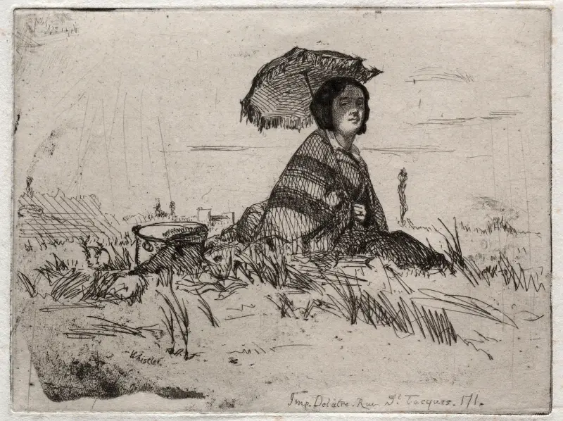 En Plein Soleil av James Abbott McNeill Whistler