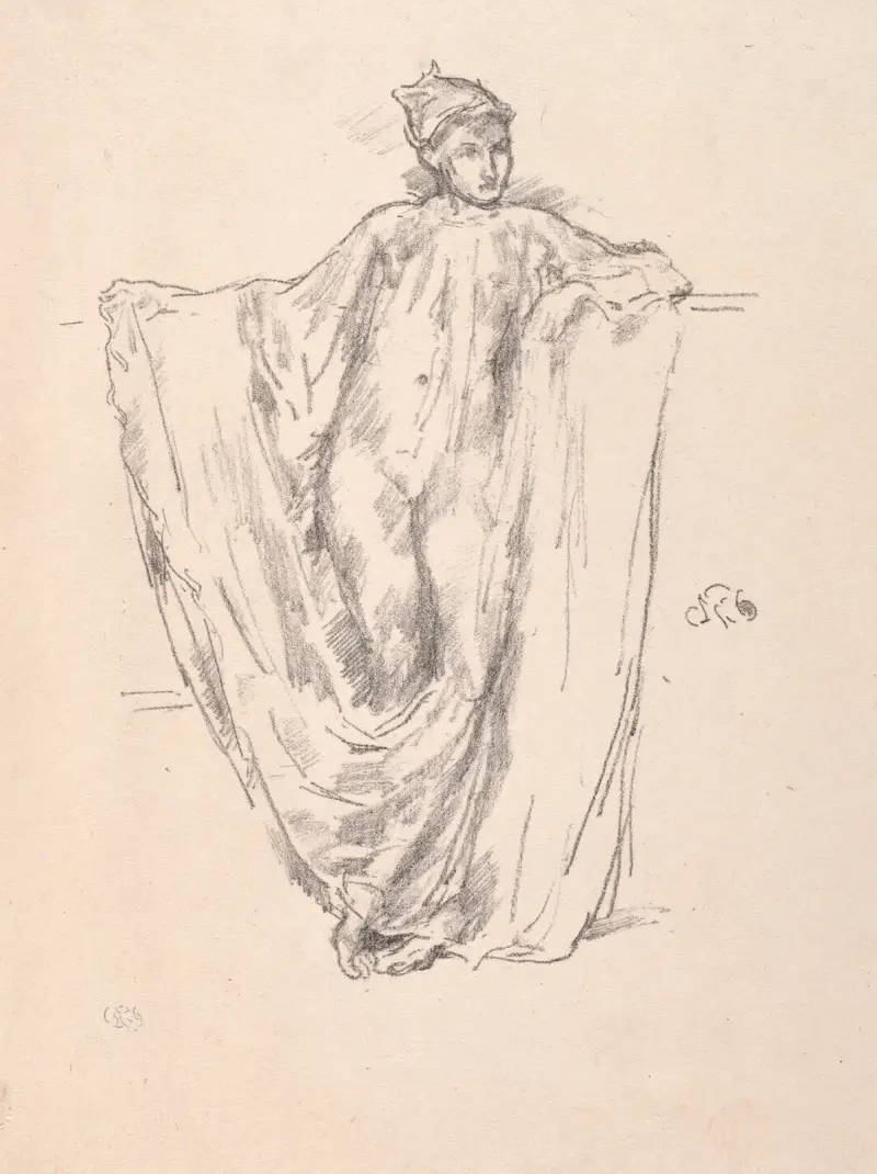 Figure Study, 1894 av James Abbott McNeill Whistler
