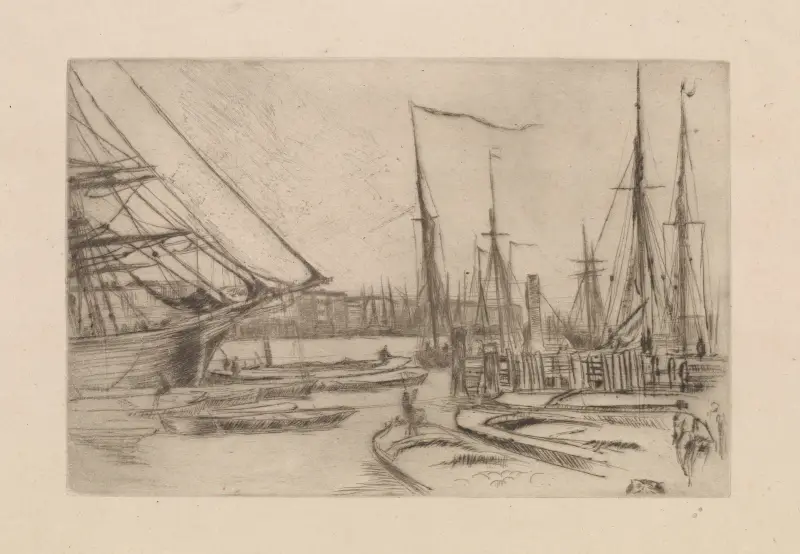 From Billingsgate av James Abbott McNeill Whistler