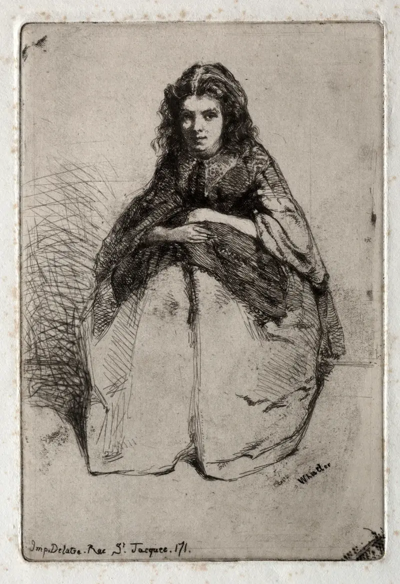 Fumette, 1858 von James Abbott McNeill Whistler