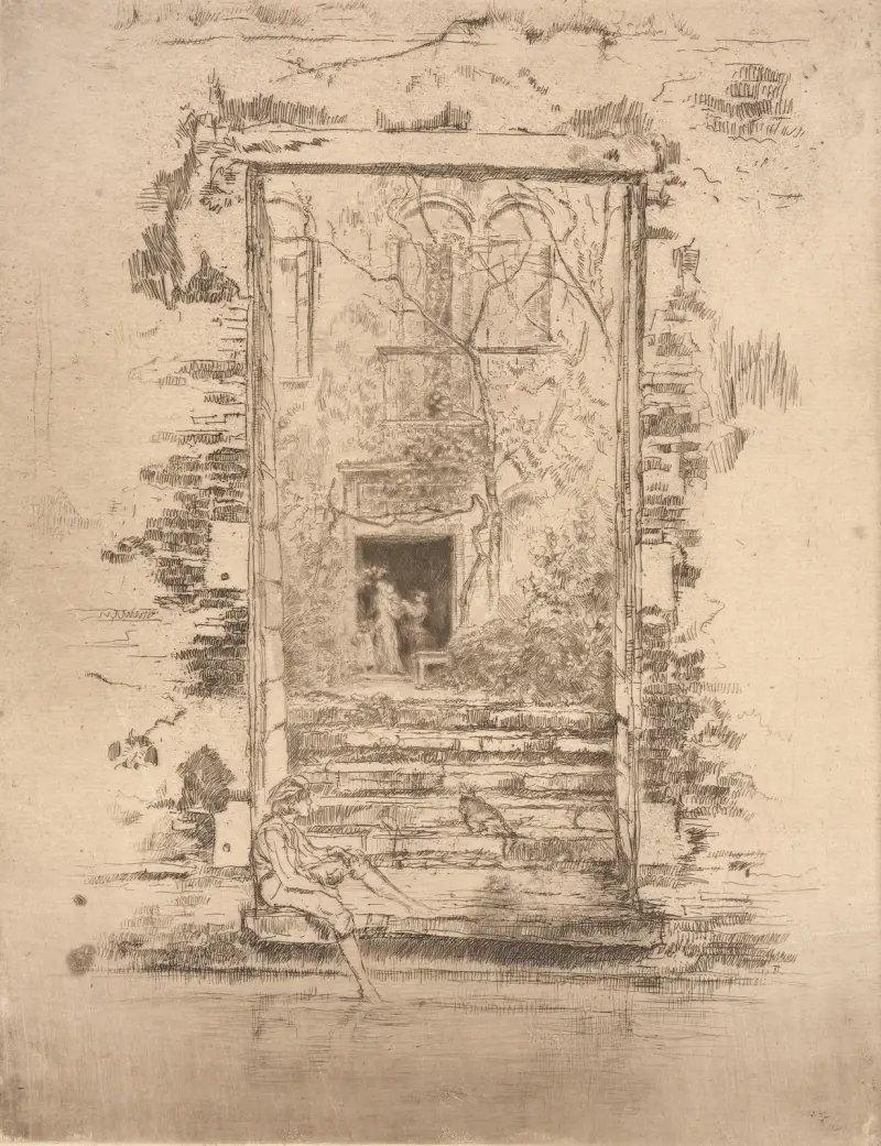 Garden av James Abbott McNeill Whistler