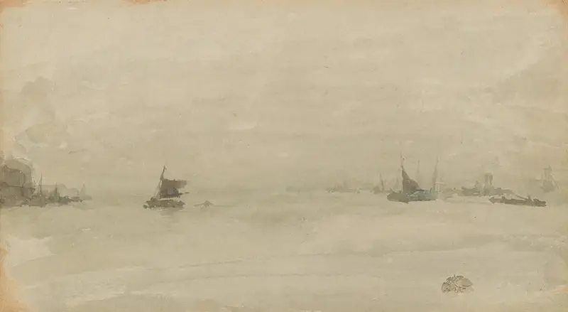 Grått och silver – Liverpool av James Abbott McNeill Whistler