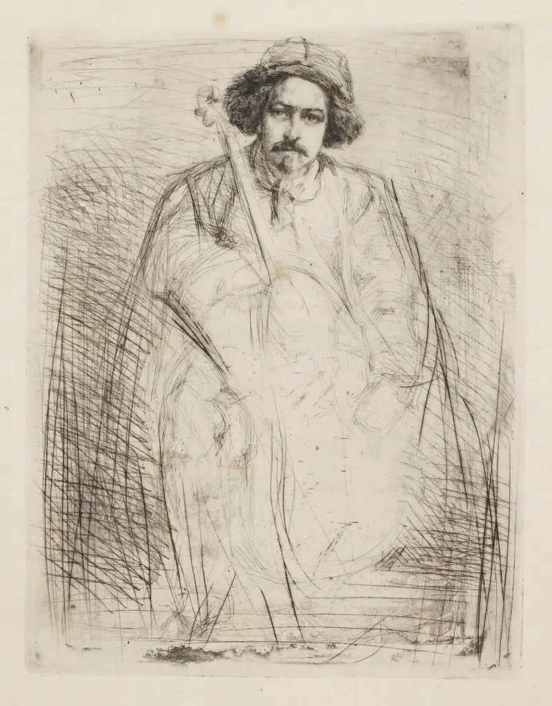 J. Becquet, skulptör av James Abbott McNeill Whistler