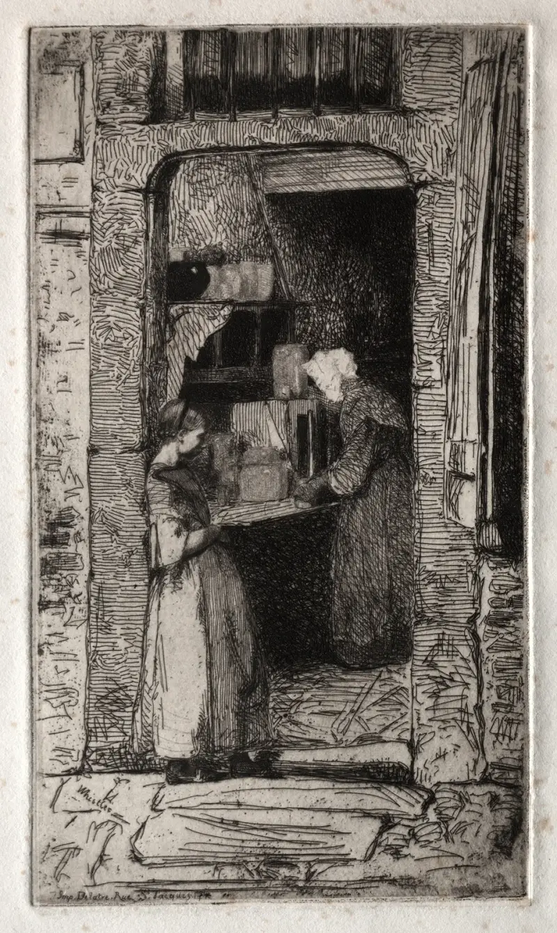 La Marchande de Moutarde, 1858 – nr 1 av James Abbott McNeill Whistler