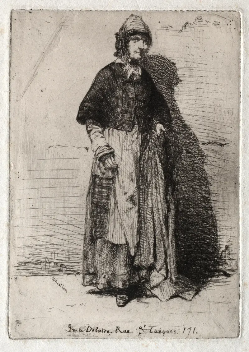 La Mère Gérard av James Abbott McNeill Whistler
