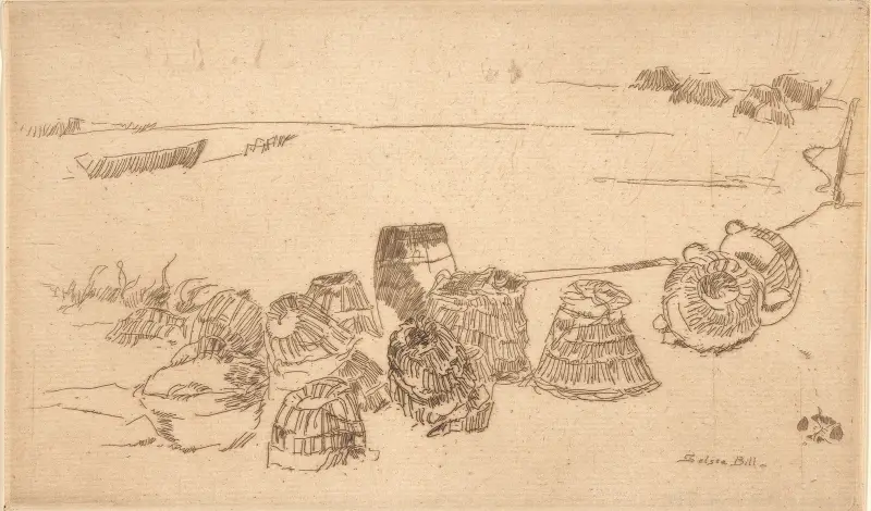 Liten gård av James Abbott McNeill Whistler