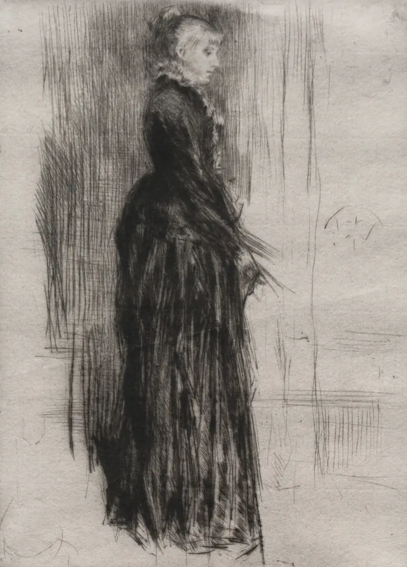 Kleines Samtkleid von James Abbott McNeill Whistler