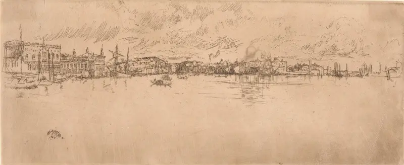 Langes Venedig, 1879 von James Abbott McNeill Whistler