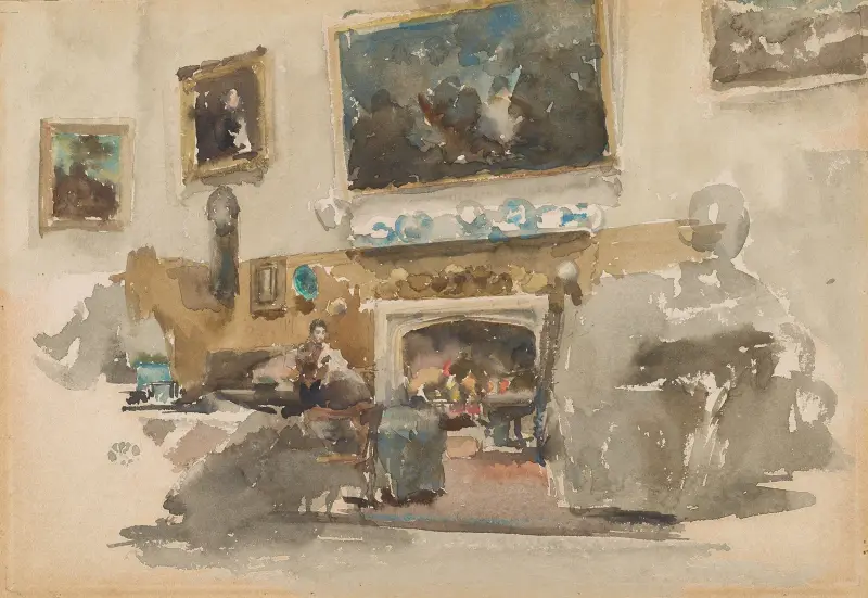 Moreby Hall av James Abbott McNeill Whistler