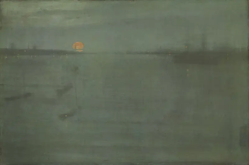 Nokturn: Blått och guld – Southampton Water av James Abbott McNeill Whistler