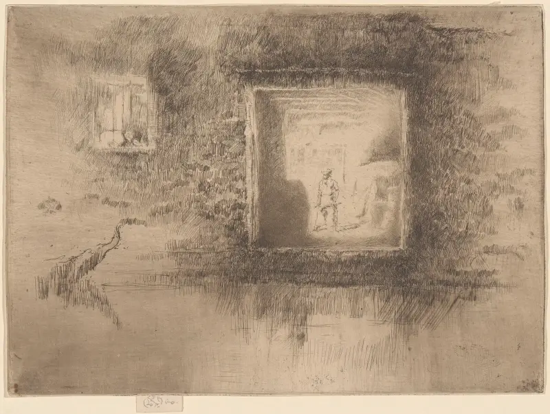 Nokturn: Smältugn, 1880 av James Abbott McNeill Whistler