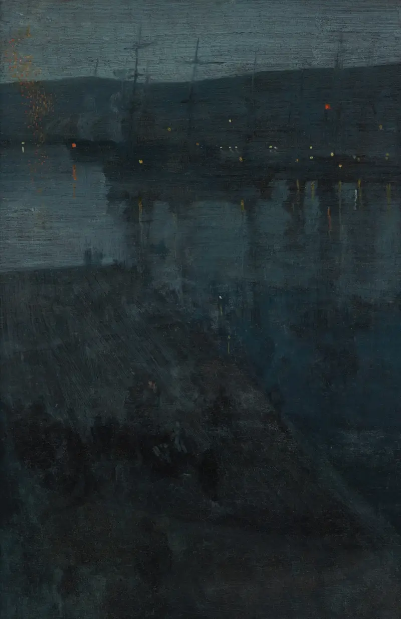 Nokturn i blått och guld; Valparaiso av James Abbott McNeill Whistler