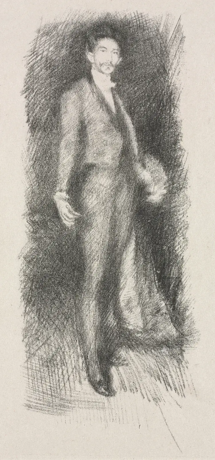 Porträtt av greve Robert de Montesquiou av James Abbott McNeill Whistler