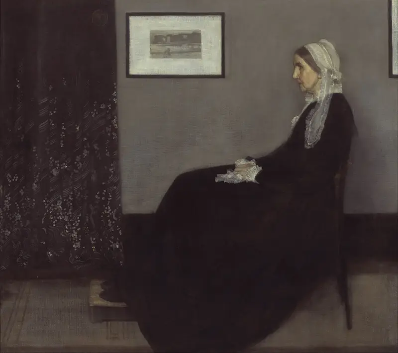 Porträtt av konstnärens mor av James Abbott McNeill Whistler